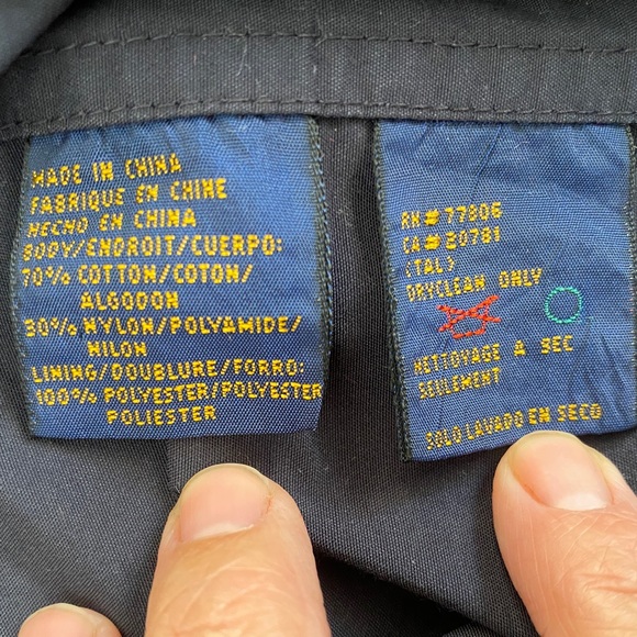 Vintage 1990s men’s Tommy Hilfiger Bomber Jacket Golf Crest 90s Colorblock XL - Picture 9 of 15